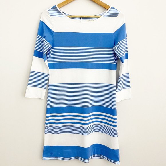 Lilly Pulitzer Dresses & Skirts - LILLY PULITZER Marlowe Bay Blue Stripe Dress Size Small